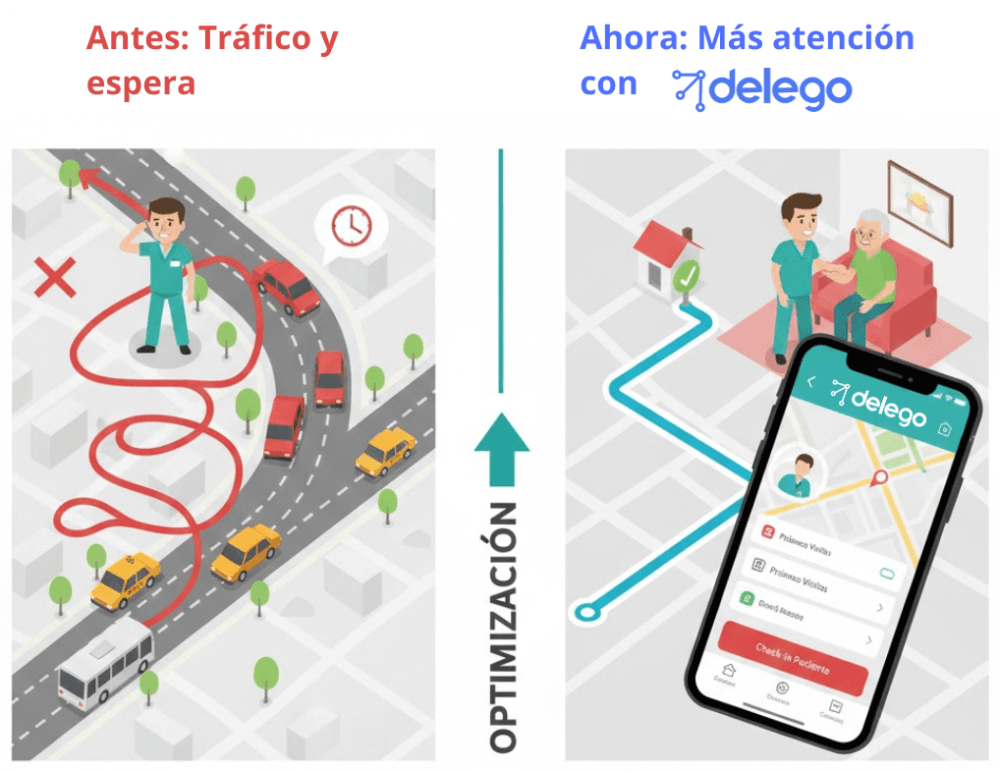 Optimización de Visitas Médicas: Más tiempo con el paciente, menos tiempo en el tráfico